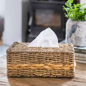 Garden Trading Bayford Woven Rectangle Tissue Box Holder